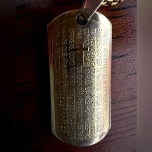 Man necklaces gold (not real gold) is 36 inches long